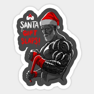 Santa Claus gift slaps Sticker